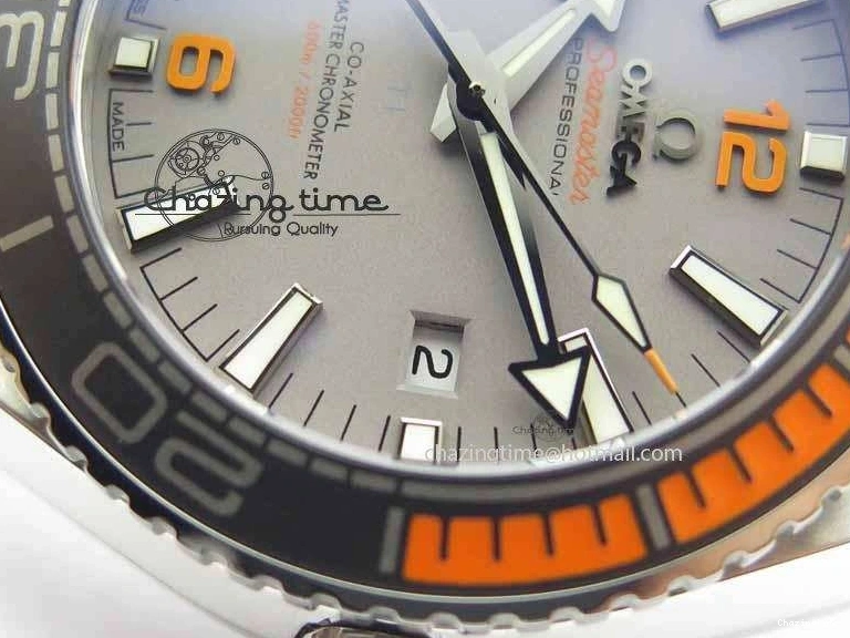 0411 UrbanStyle Planet Ocean 2016 43.5mm SS OM 1:1 Best Edition Gray Dial On Black Nylon Strap A 8168